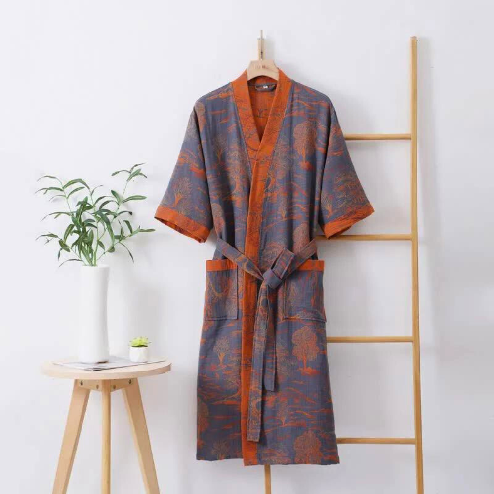 Gentle Breeze Cotton Gauze Robe
