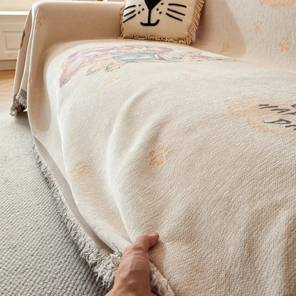 Amara Floral Reversible Sofa Cover