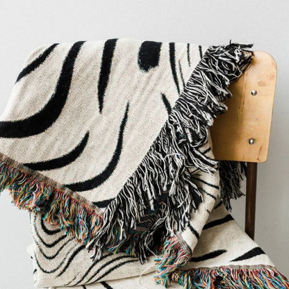 Marble Woven Throw Blanket