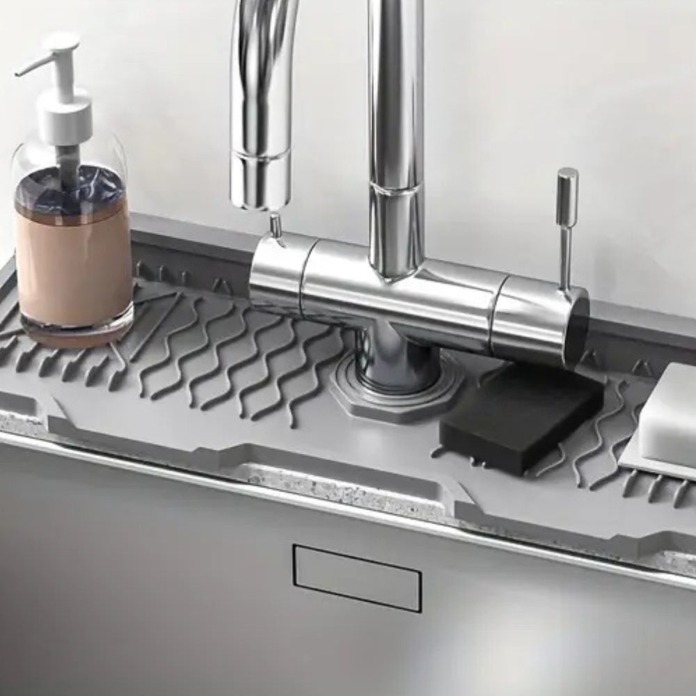 Aqua Slope Rubber Faucet Sink Mat