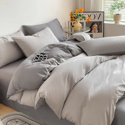 Lustova Cotton Duvet Cover | 3pcs Set