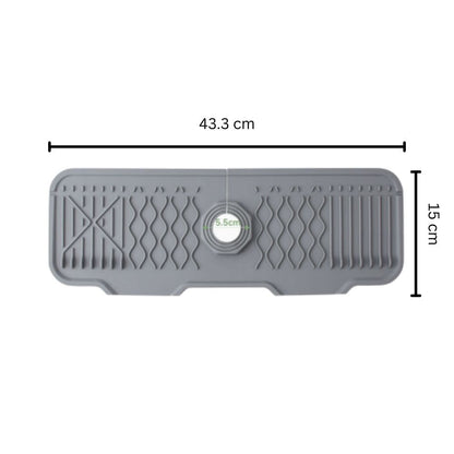 Aqua Slope Rubber Faucet Sink Mat