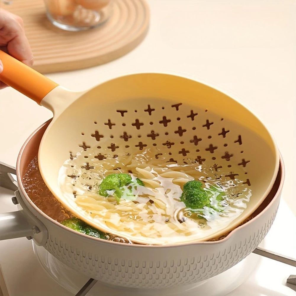 Heat-Resistant Plastic Colander Strainer