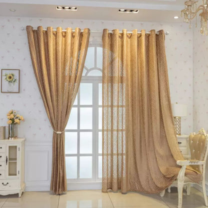 Imperial Maze Embroidered Curtain