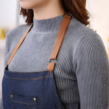 Adjustable Denim Apron