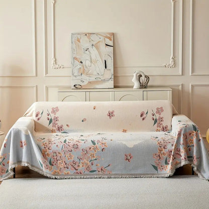 Amara Floral Reversible Sofa Cover