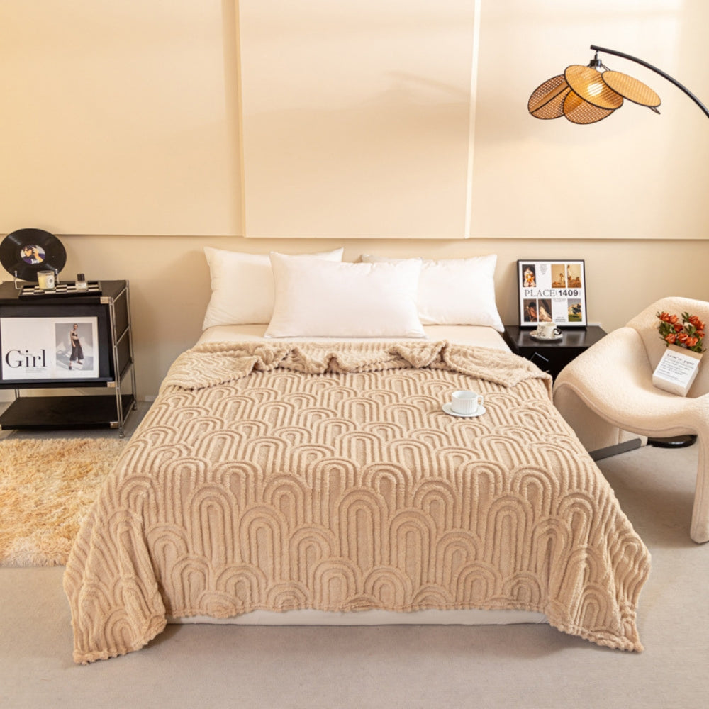 Almira Roman Luxe Soft Plush Blanket
