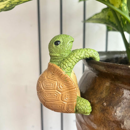 Arden Hanging Turtle Resin Pot Ornament
