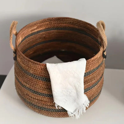 Eco Straw Woven Storage Basket