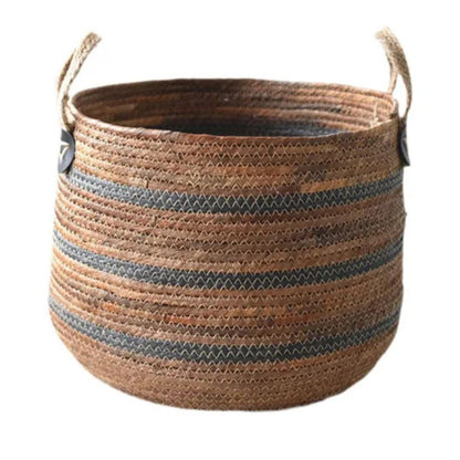 Eco Straw Woven Storage Basket